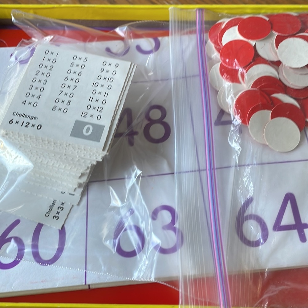 Multiplication Bingo Game - Picture 2 of 2